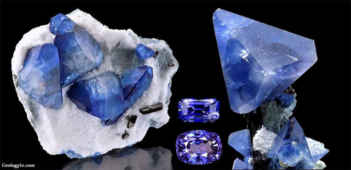 da-benitoite Đá Benitoite