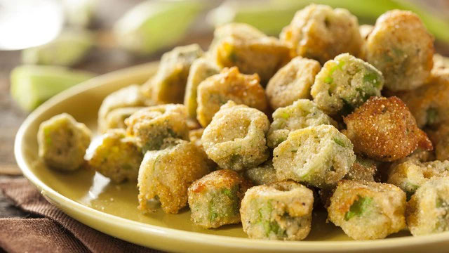 dau-bap-chien Đậu bắp chiên