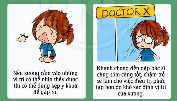 Giải quyết tình huống hóc xương cá hiệu quả