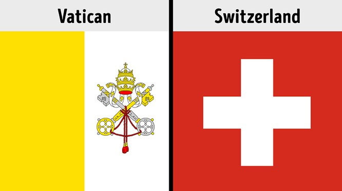 quoc-ki-vatican Quốc kỳ Vatican và Thụy Sỹ