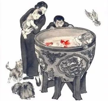 tranh-ve-ca-vang-1 Sự thay đổi của cá vàng qua thời gian