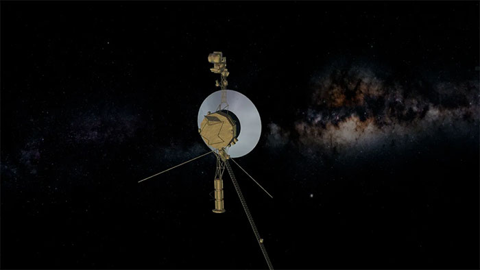 voyager-1 Mô phỏng tàu vũ trụ Voyager 1 tiến vào vùng không gian liên sao.